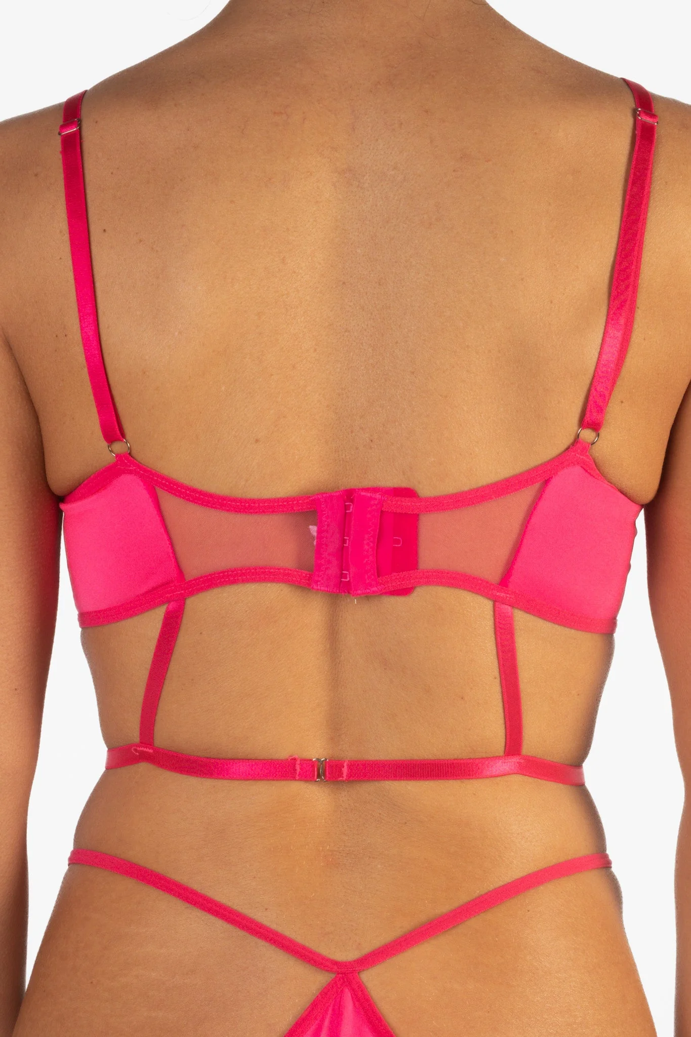 All Strapped Up Pink Bra - Image 3