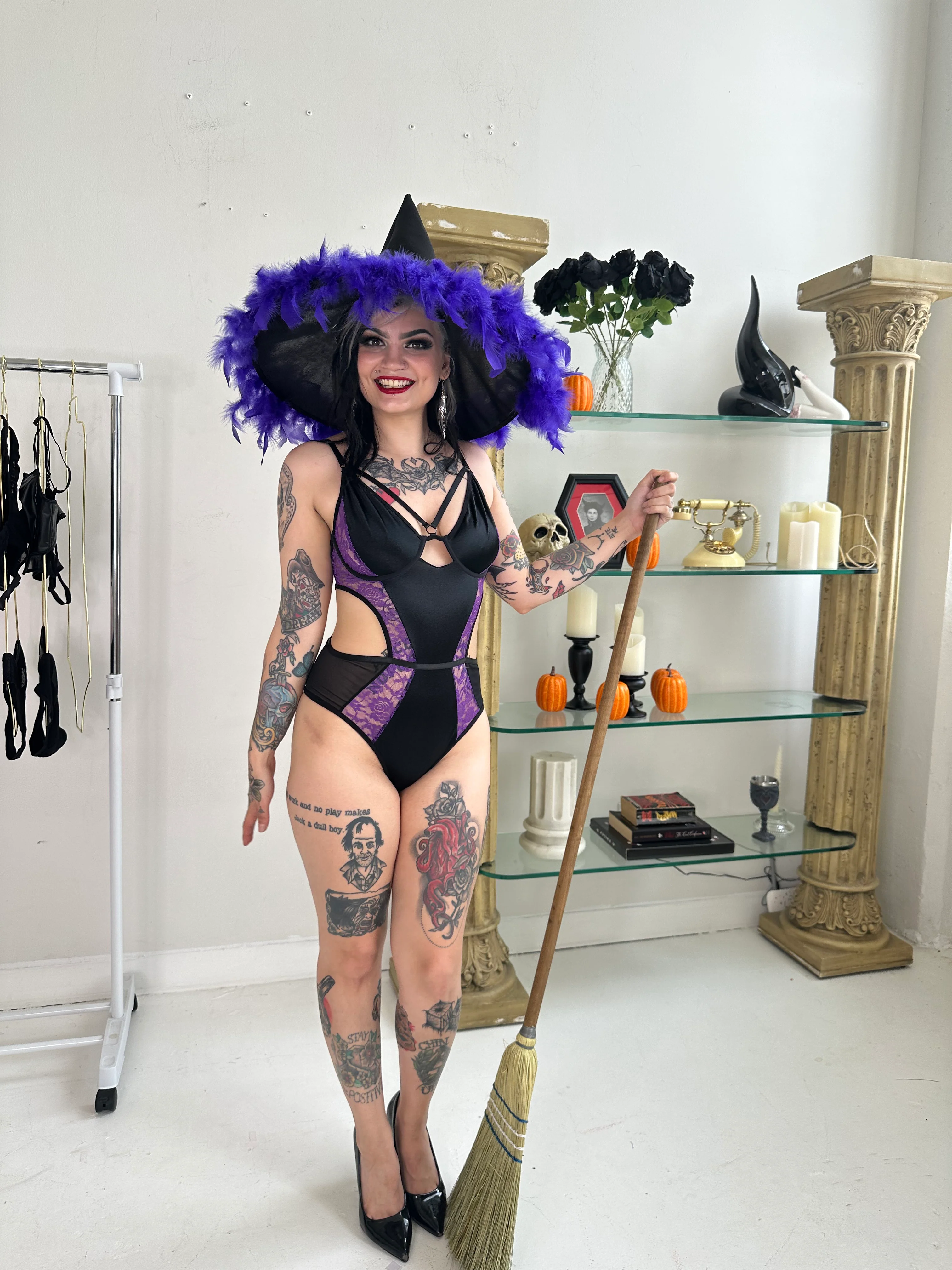 Amethyst Lace Bodysuit - Image 6