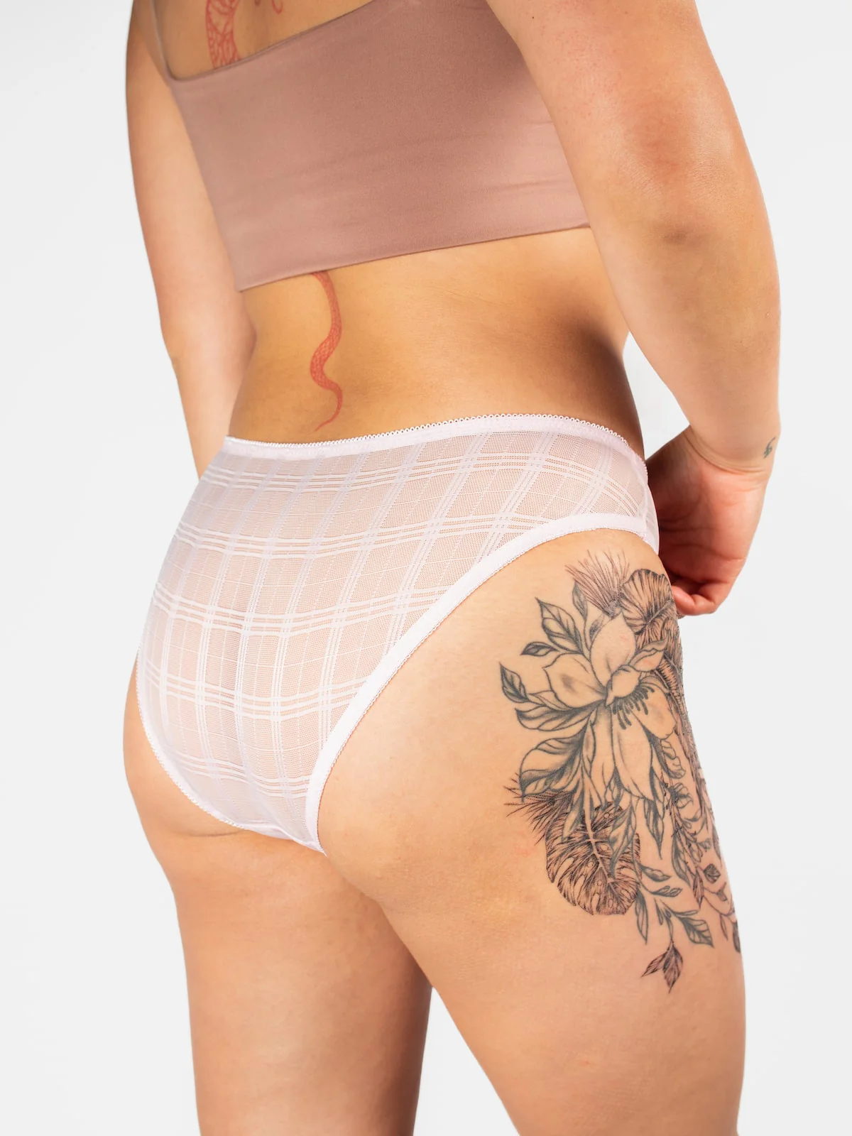 Ballerina Plaid Mesh Cheeky - Image 4
