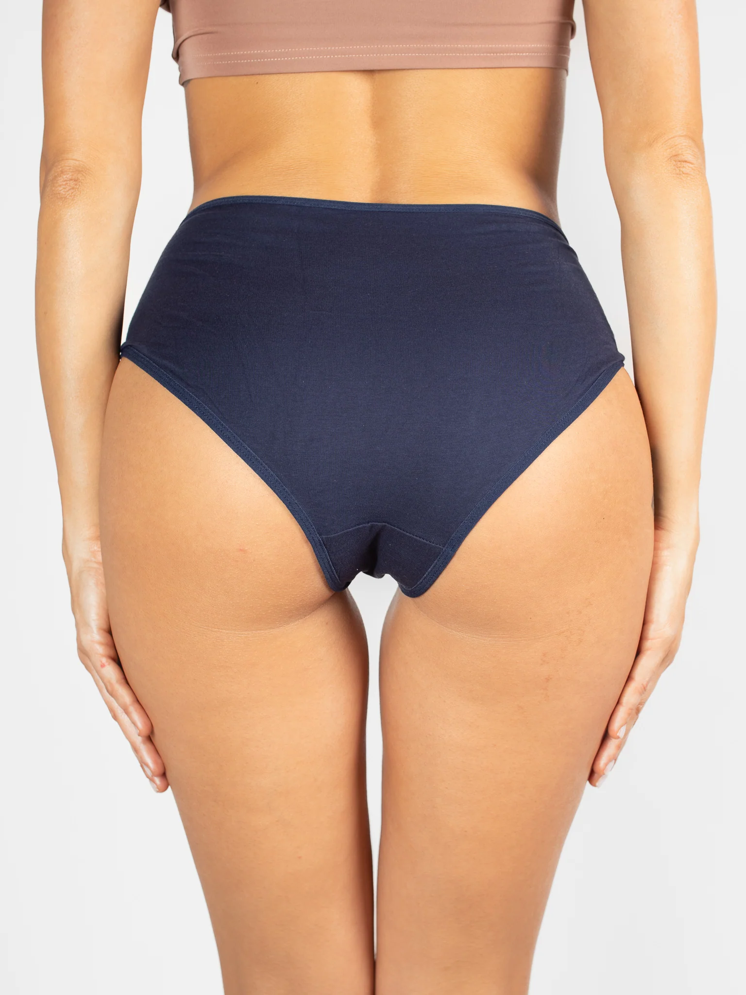 Stone-Blue Cotton Hipster - Image 4