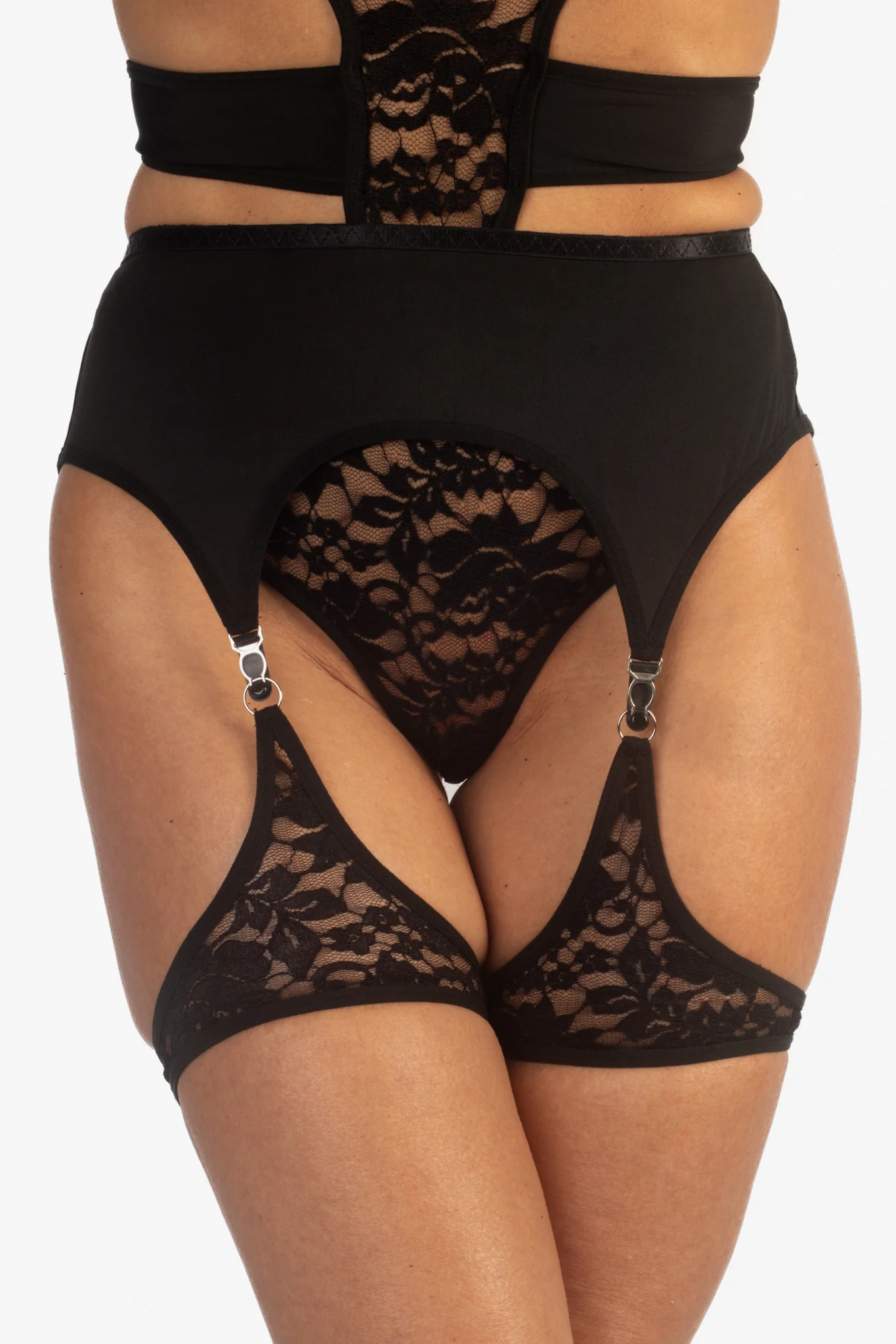 Unlace-Me Garter Bodysuit (2-Piece) - Image 5